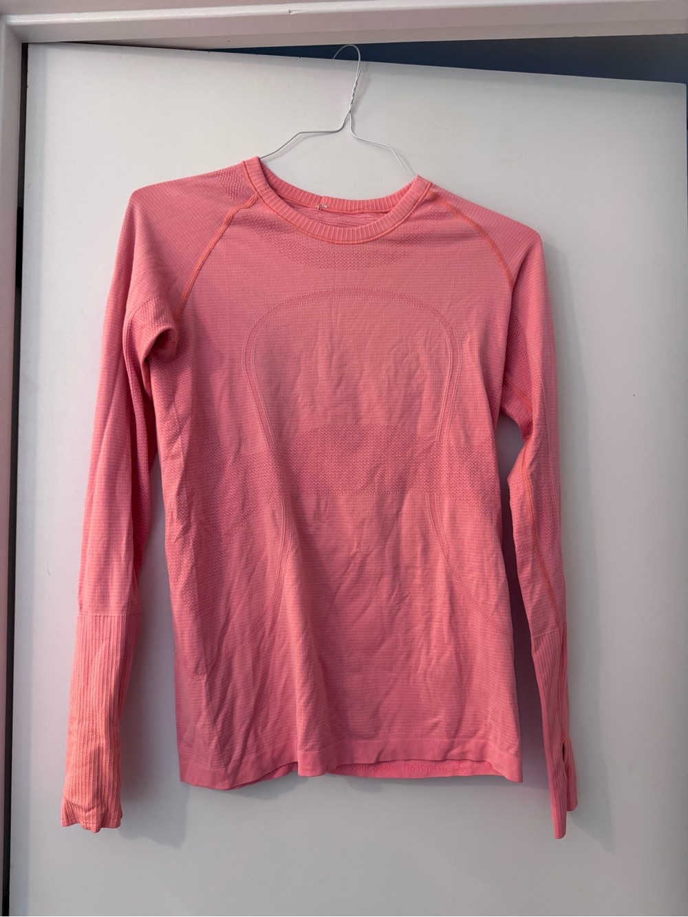 Lululemon Swiftly Long Sleeve Coral Active Top - Sz. 8